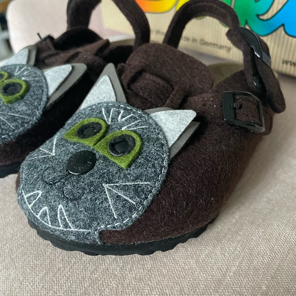 Birkenstock Birki Kav Tiermotiv Cat Clog Shoe. Rare - Picture 2 of 5
